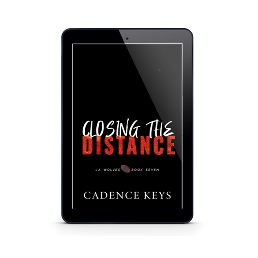 Tablet with temporary ebook cover for closing the distance by cadence keys
